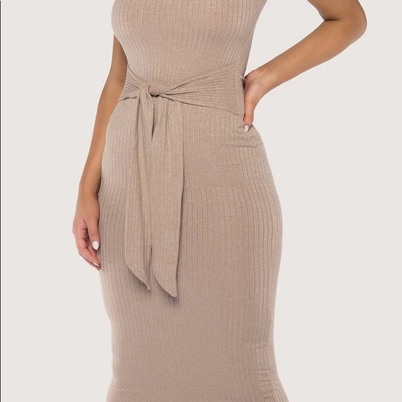 NWT MESHKI DRESS (Nude) - Picture 2 of 6